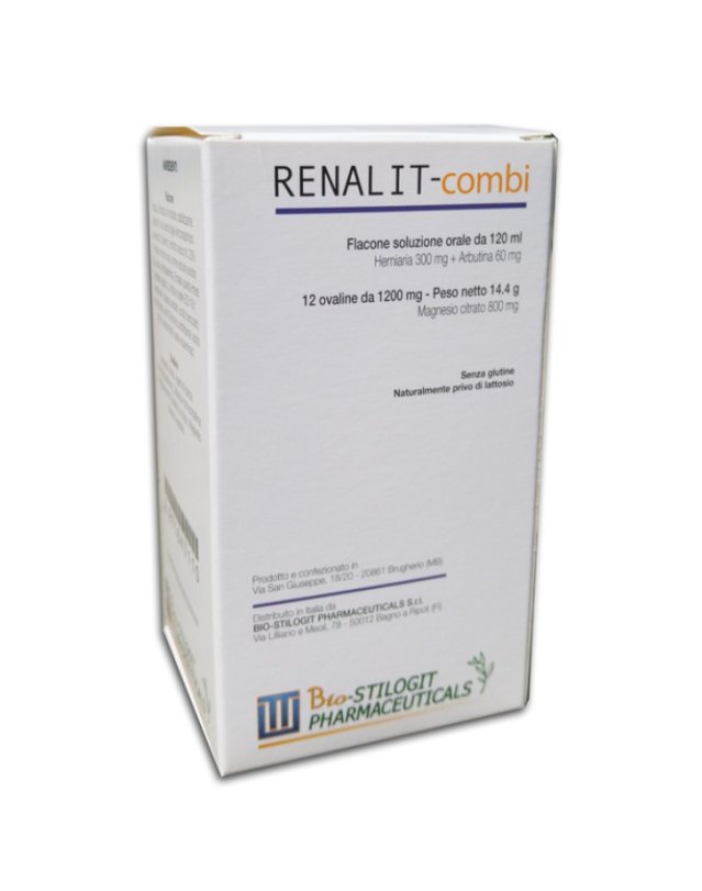 RENALIT-COMBI 12 Capsule e Sciroppo 120ML - Per il benessere delle vie urinarie