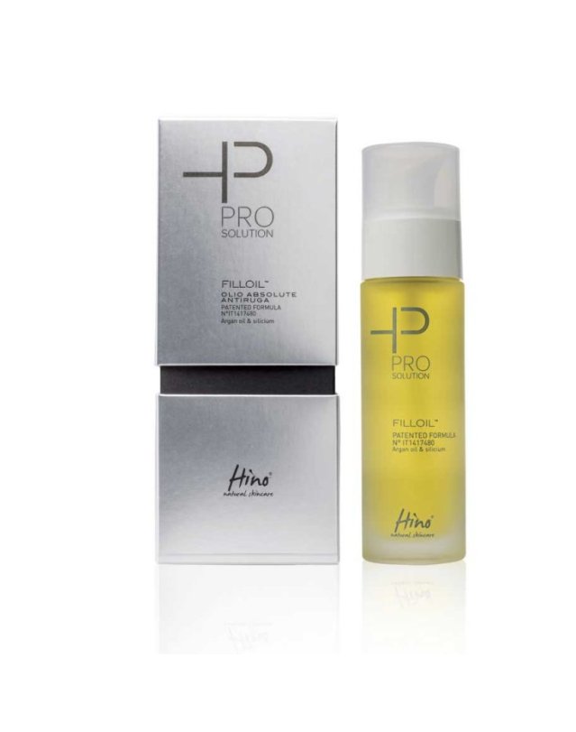 HINO NATURAL SKINCARE Filloil Olio Viso Antirughe con Argan e Silicio 50ml