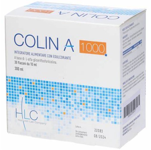Horizon Lab Colin A 1000 Integratore Colina Alfoscerato 30 Flaconcini Horizon Lab Colin A 1000 Integratore Colina Alfoscerato 30 Flaconcini