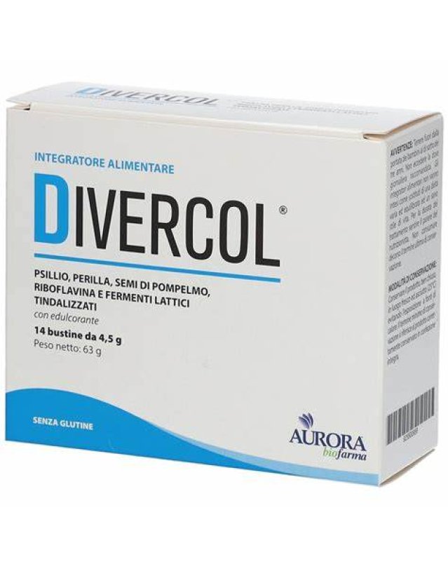 Aurora Biofarma Divercol 14 Bustine per il Transito Intestinale