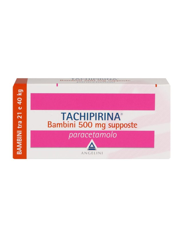 Paracetamolo 10 Supposte 500mg Febbre e Dolore Bambini 6-13 Anni