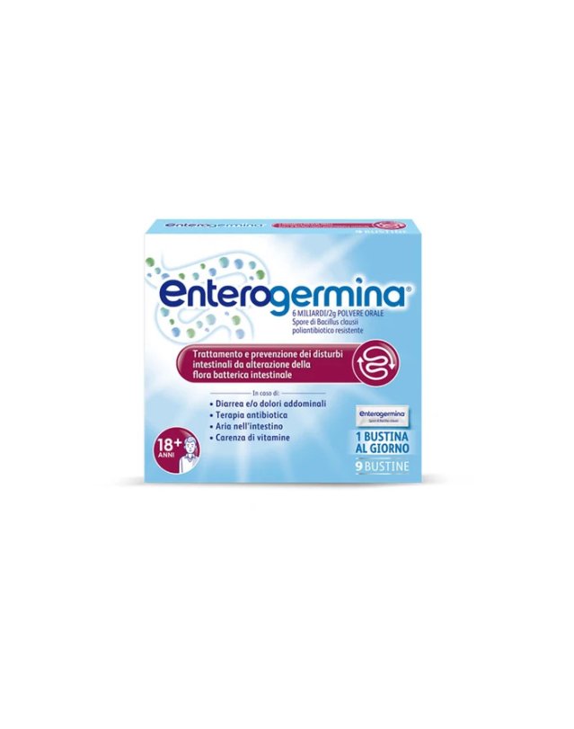 Enterogermina 9 Bustine 6 Miliardi &ndash; Flora Intestinale Adulti