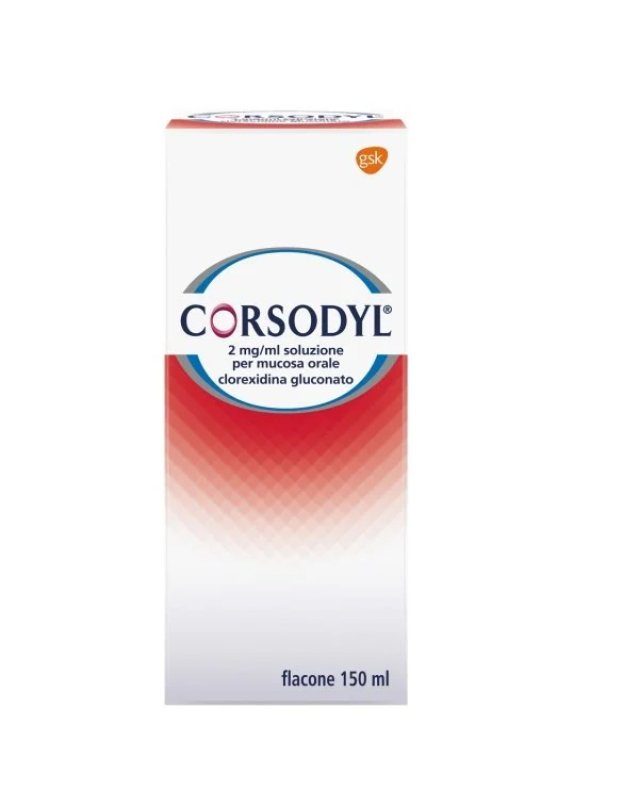 Corsodyl Soluzione Orale 150ml - Disinfettante e Antiplacca