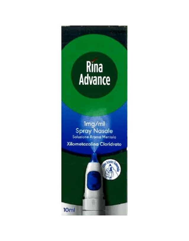 RinaAdvance Spray Nasale 10ml - Decongestionante Mentolo