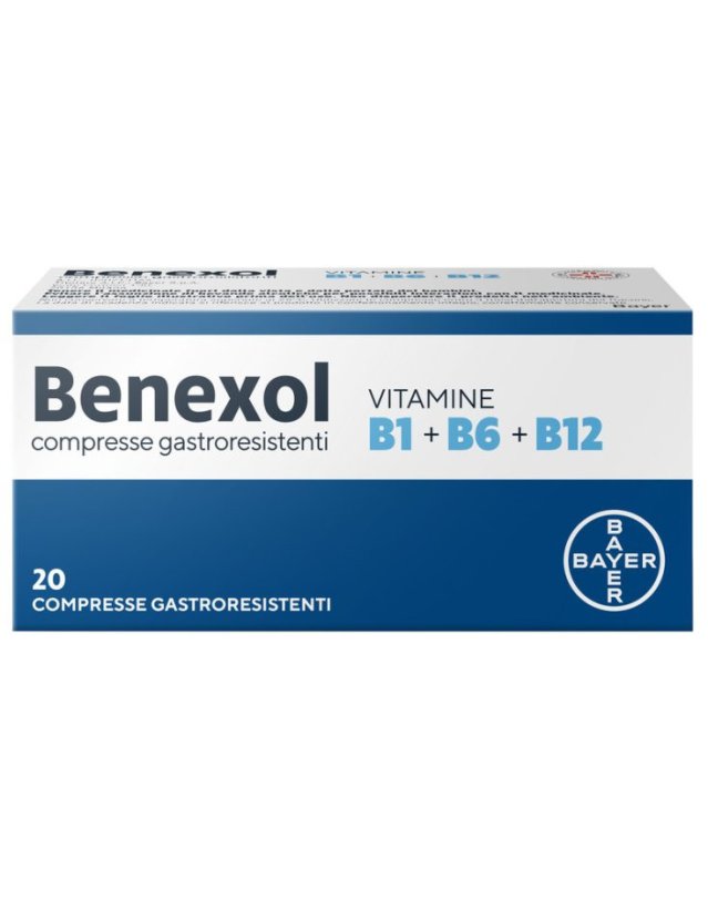 Benexol 20 Compresse Gastroresistenti - Carenza Vitamine B Benexol 20 Compresse Gastroresistenti - Carenza Vitamine B