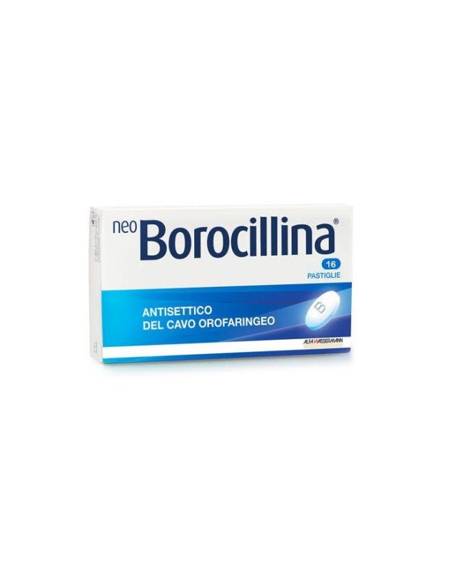 Neoborocillina 16 Pastiglie - Gola Irritata e Protezione Neoborocillina 16 Pastiglie - Gola Irritata e Protezione