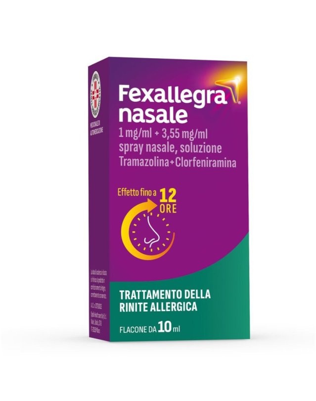 Spray Nasale 10ml Rinite Allergica e Naso Chiuso