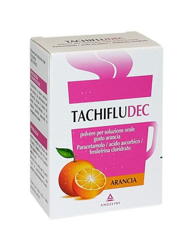 Tachifludec 10 Bustine Arancia - Raffreddore e Influenza Tachifludec 10 Bustine Arancia - Raffreddore e Influenza