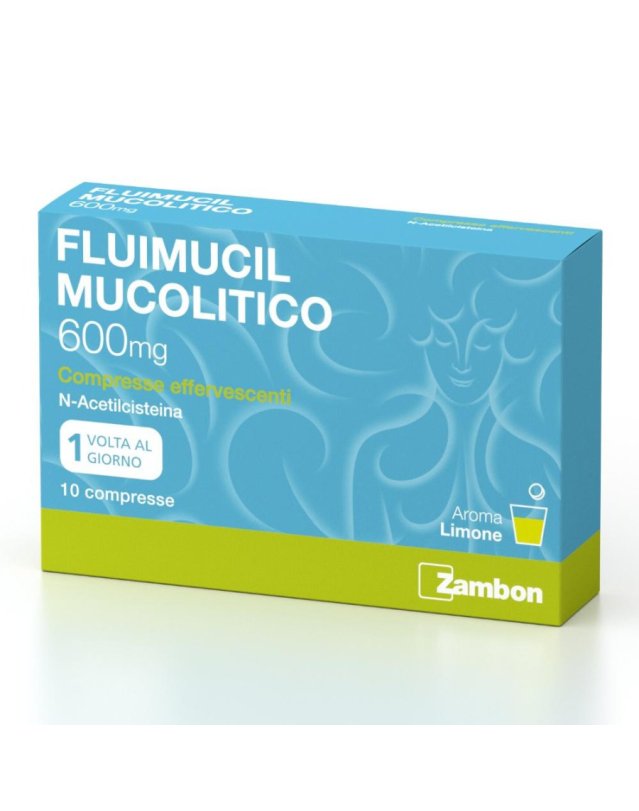 Fluimucil Mucolitico 10 Cpr Effervescenti - Fluidifica il Catarro Fluimucil Mucolitico 10 Cpr Effervescenti - Fluidifica il Catarro