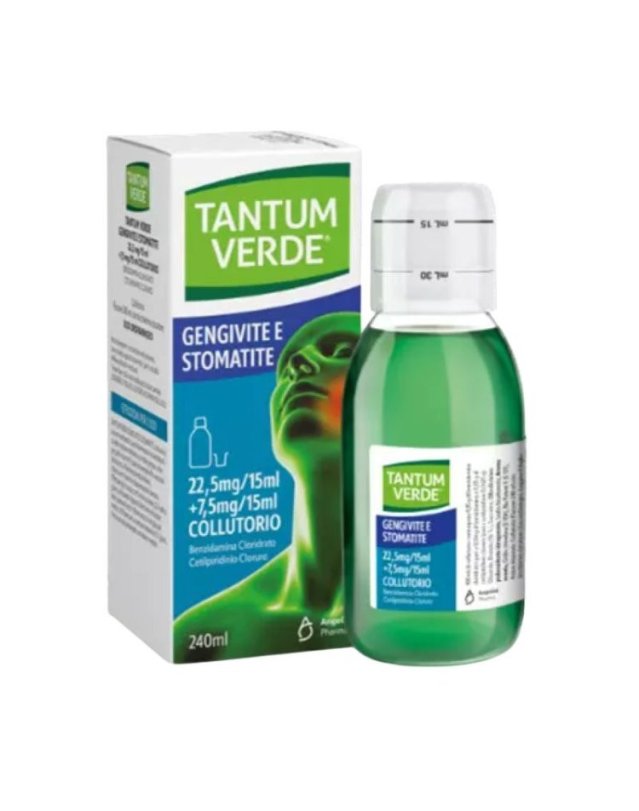 Tantum Verde Collutorio 240ml - Gengive Sane e Protezione Orale Tantum Verde Collutorio 240ml - Gengive Sane e Protezione Orale