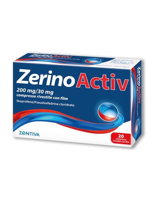 ZerinoActiv 20 Compresse – Raffreddore Congestione e Febbre ZerinoActiv 20 Compresse – Raffreddore Congestione e Febbre