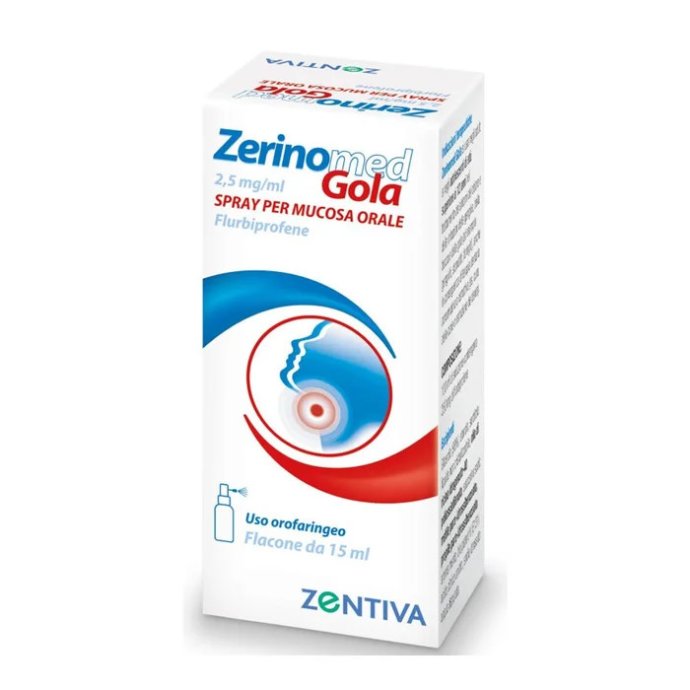 Zerinomed Gola Spray Orale 15ml - Mal di Gola e Irritazioni Zerinomed Gola Spray Orale 15ml - Mal di Gola e Irritazioni