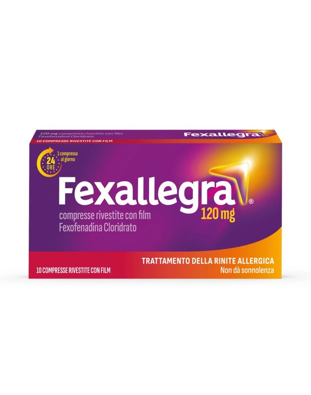 Fexofenadina 120 mg 10 Compresse &ndash; Antistaminico per Allergie