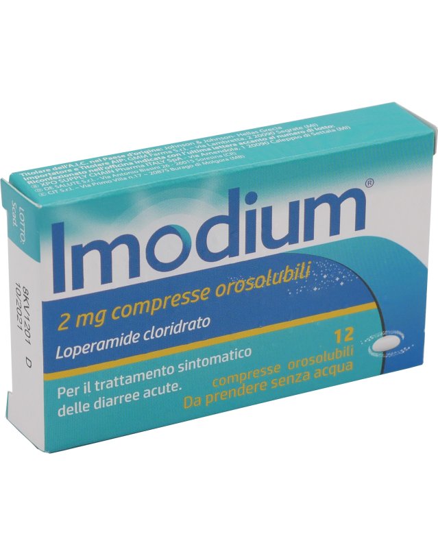 Compresse Orosolubili 12 cpr 2 mg – Contro la Diarrea Acuta Compresse Orosolubili 12 cpr 2 mg – Contro la Diarrea Acuta