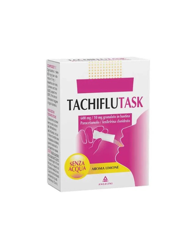 Tachiflutask 10 Bustine 600mg – Raffreddore Influenza e Febbre Tachiflutask 10 Bustine 600mg – Raffreddore Influenza e Febbre