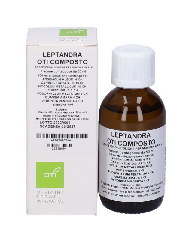 Leptandra Oti Comp Gocce 50ml - Omeopatico