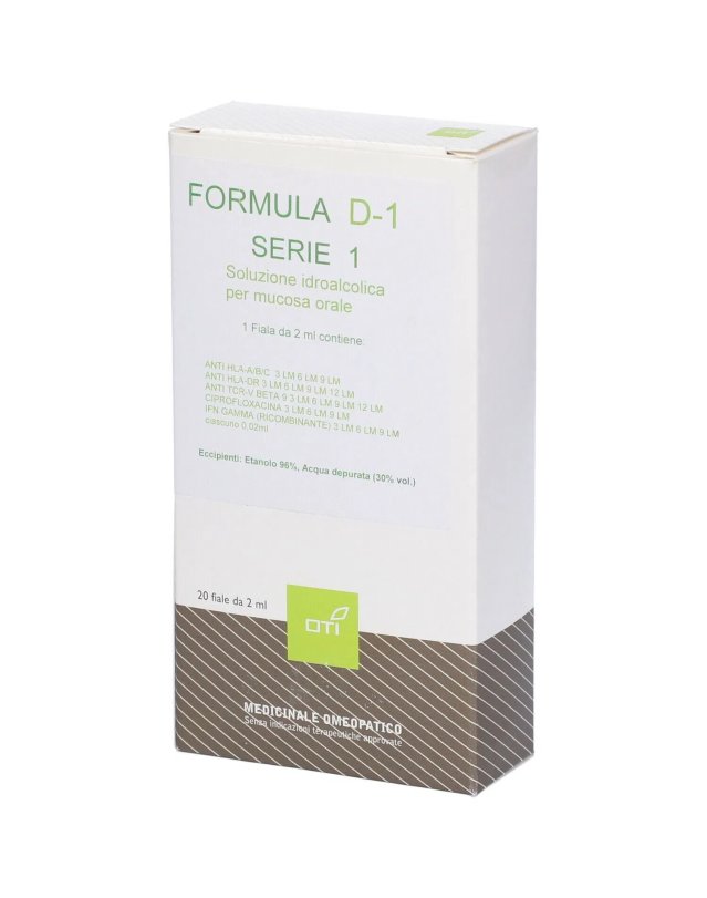 Formula D-1 Serie 1, 20 Fiale - Riequilibrio Autoimmunitario Formula D-1 Serie 1, 20 Fiale - Riequilibrio Autoimmunitario