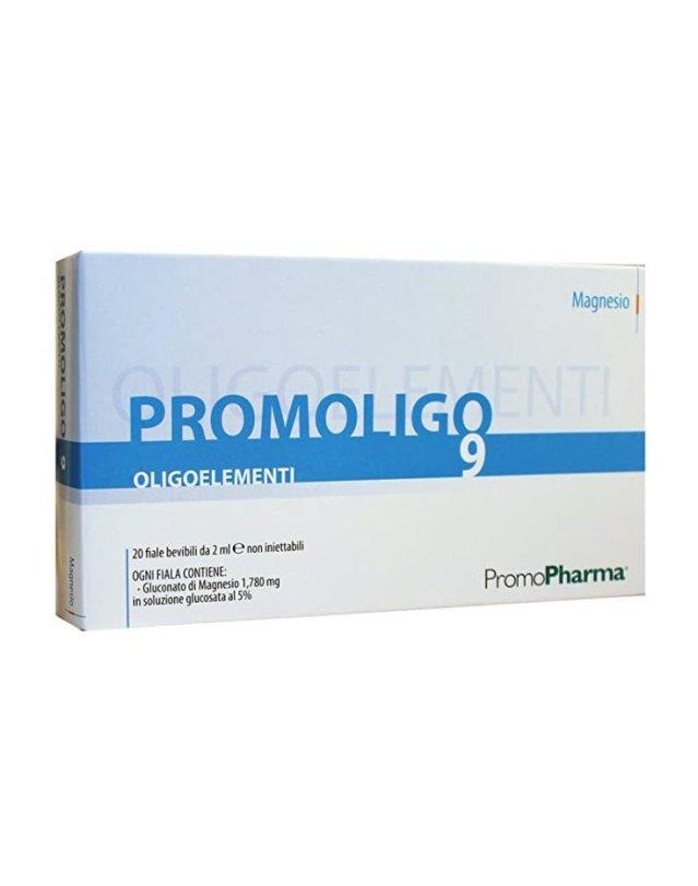Promoligo 9 Magnesio 20 Fiale 2ml - Energia e Benessere
