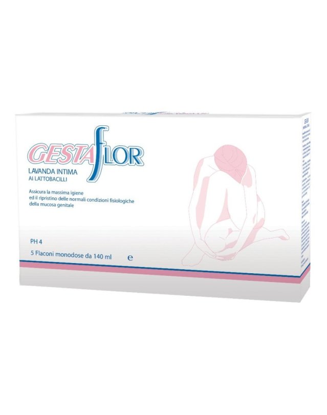 GestaFlor Lavanda Vaginale 5 flaconi da 140ml &ndash; Igiene Intima