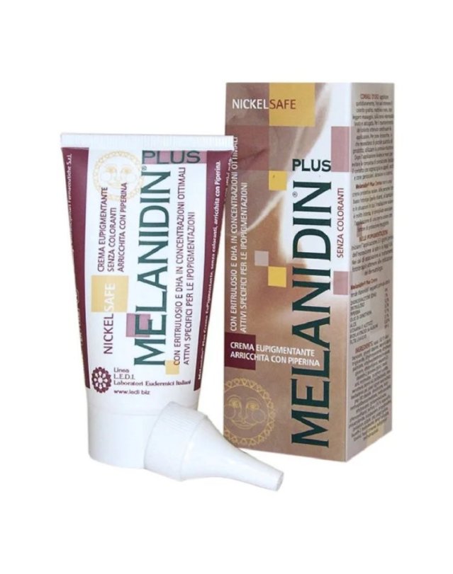 Melanidin Plus Crema Eupigmentante 50ml - Vitiligine e Ipopigmentazione
