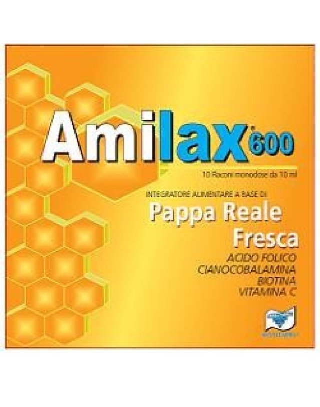 Amilax 600 Integratore Pappa Reale 10 flaconcini - Energia Amilax 600 Integratore Pappa Reale 10 flaconcini - Energia