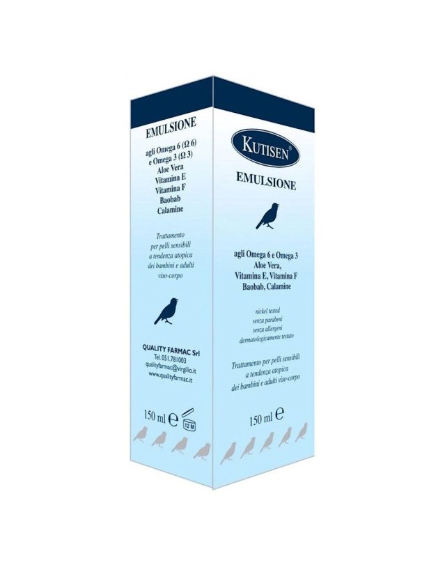 Kutisen Emulsione 150ml Corpo Idratante e Nutriente Pelle Secca
