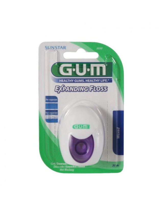 Filo Interdentale Espandibile GUM 30m - Denti Sensibili Filo Interdentale Espandibile GUM 30m - Denti Sensibili