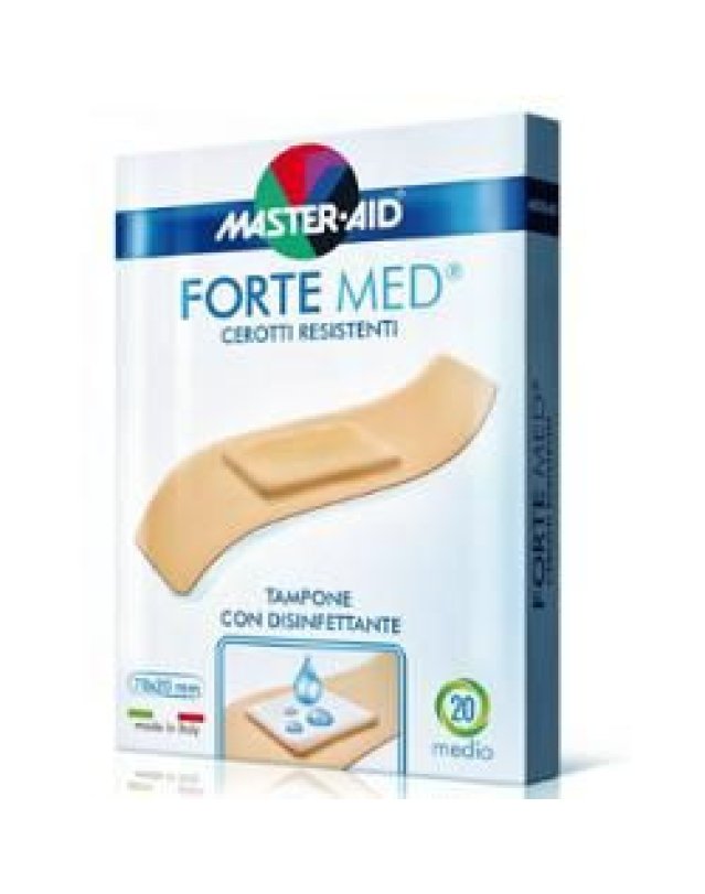 Cerotti Disinfettanti Master Aid Forte Med 10 Pz - Protezione Ferite Cerotti Disinfettanti Master Aid Forte Med 10 Pz - Protezione Ferite