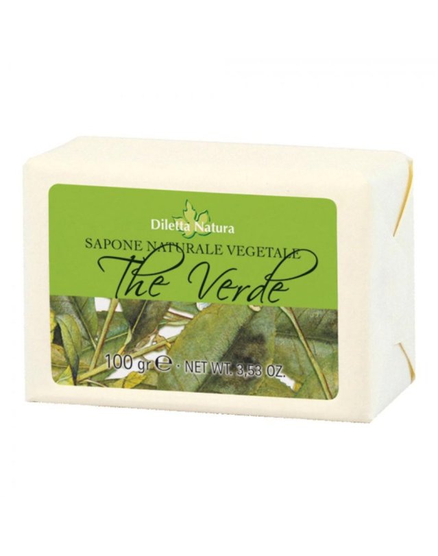 Sapone Th&egrave; Verde 100g - Pelle Morbida e Profumata