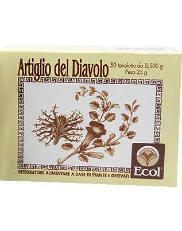 Artiglio del Diavolo 50 Tavolette per Articolazioni e Dolori Artiglio del Diavolo 50 Tavolette per Articolazioni e Dolori
