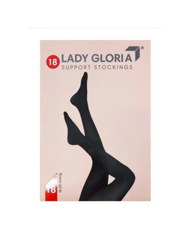 Ladygloria Calze Autoreggenti 140 Denari Nero Taglia 3 Ladygloria Calze Autoreggenti 140 Denari Nero Taglia 3