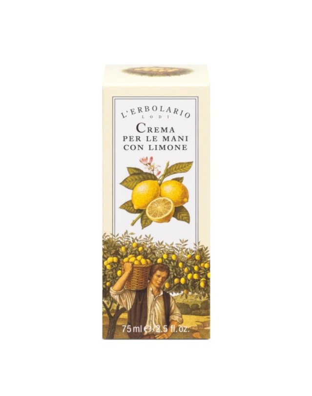Crema Mani al Limone 75ml &ndash; Idratante e Protettiva per Pelli Secche