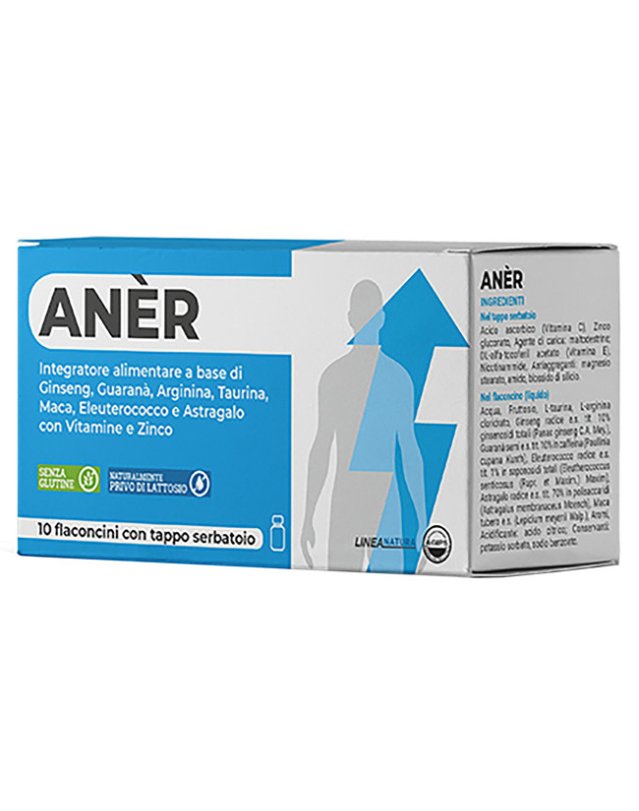 Anèr 10ml, Integratore Bioenergetico in 10 Flaconcini Anèr 10ml, Integratore Bioenergetico in 10 Flaconcini
