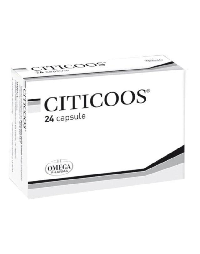 Citicoos Omega Pharma 24 Capsule - Funzione Cognitiva Citicoos Omega Pharma 24 Capsule - Funzione Cognitiva