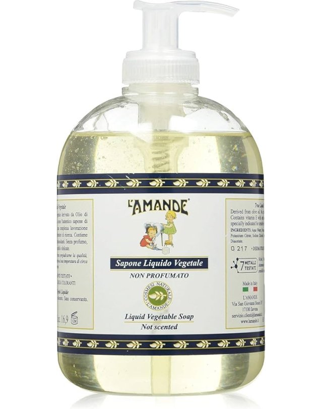 Sapone Liquido Vegetale 500ml – Delicato Pelli Sensibili Senza Profumo Sapone Liquido Vegetale 500ml – Delicato Pelli Sensibili Senza Profumo