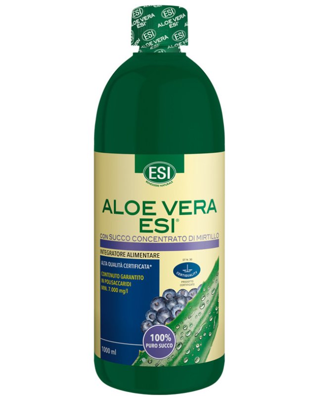 Aloe Vera Succo Mirtillo 1000 ml - Funzione Depurativa e Benessere Aloe Vera Succo Mirtillo 1000 ml - Funzione Depurativa e Benessere