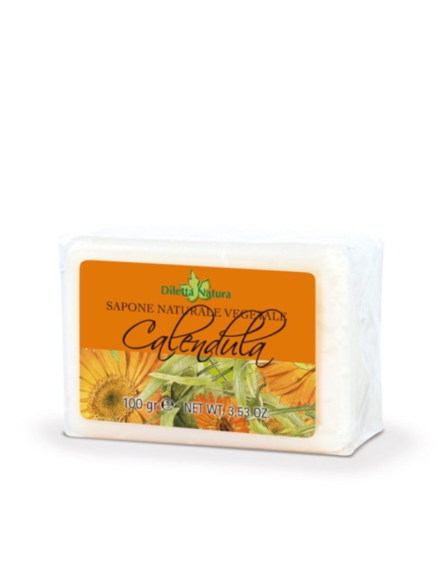 Sapone Naturale alla Calendula 100g – Pelle Secca e Sensibile Sapone Naturale alla Calendula 100g – Pelle Secca e Sensibile