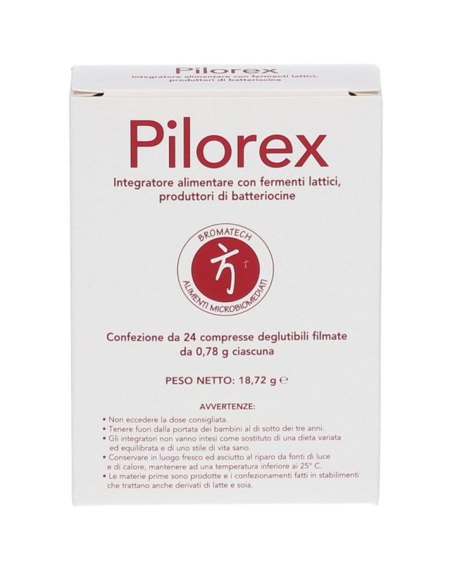 Bromatech Pilorex Integratore per Flora Intestinale 24 Compresse Bromatech Pilorex Integratore per Flora Intestinale 24 Compresse
