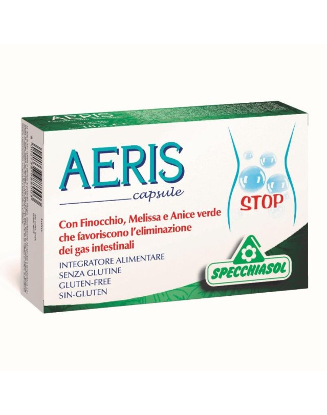 Aeris Specchiasol 30 capsule - Funzione Digestiva ed Eliminazione Gas Aeris Specchiasol 30 capsule - Funzione Digestiva ed Eliminazione Gas
