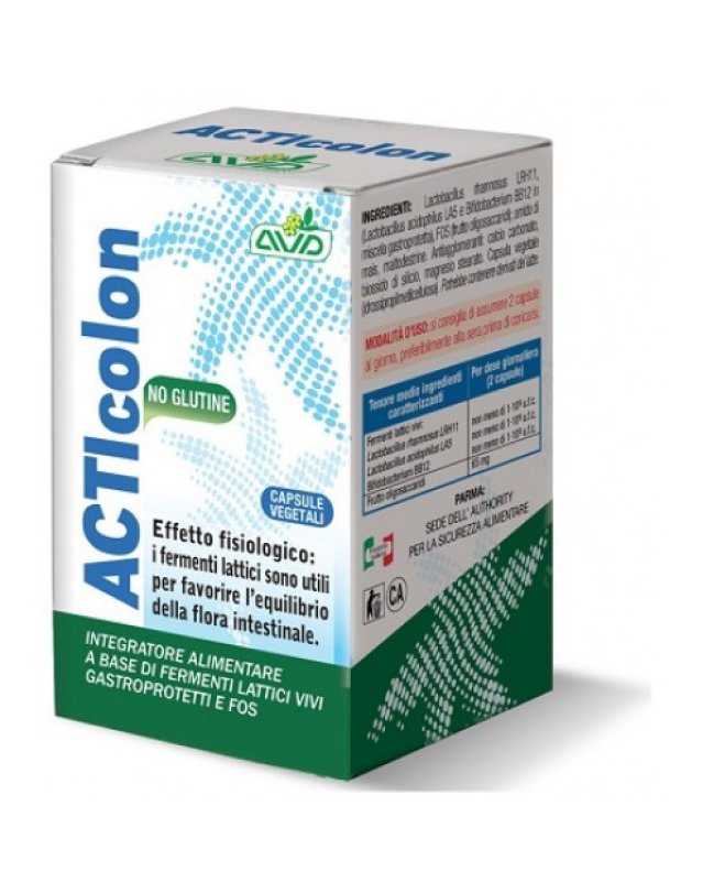 Acticolon 30 Capsule per la Funzionalit&agrave; Intestinale