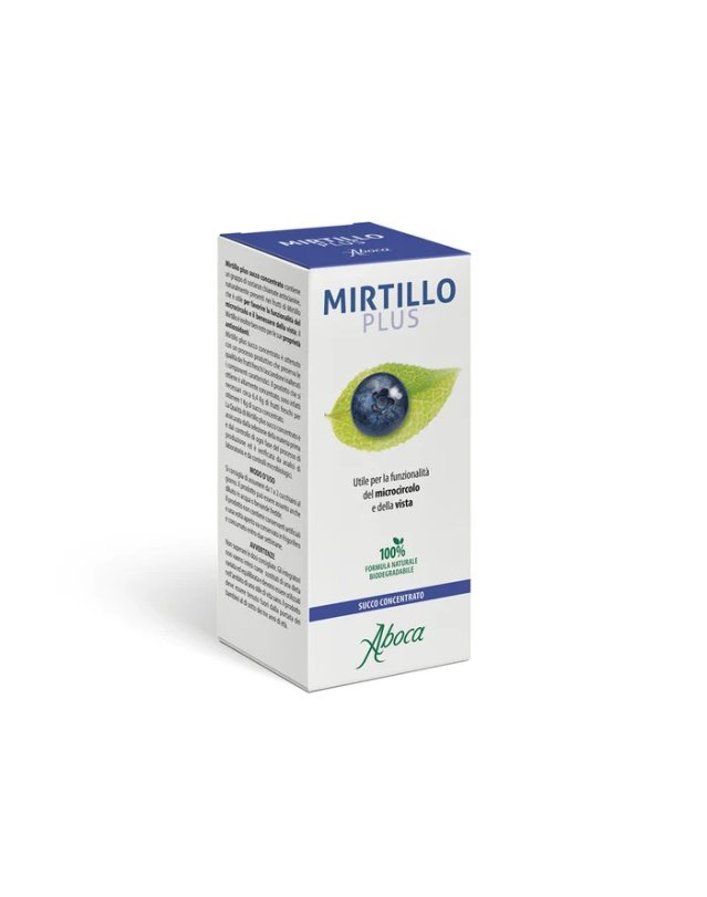 Mirtillo Plus Succo Concentrato 100 ml - Microcircolo e Vista
