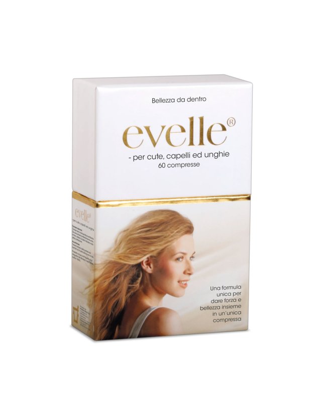 Evelle 60 Compresse &ndash; Capelli e Unghie con Biotina e Selenio