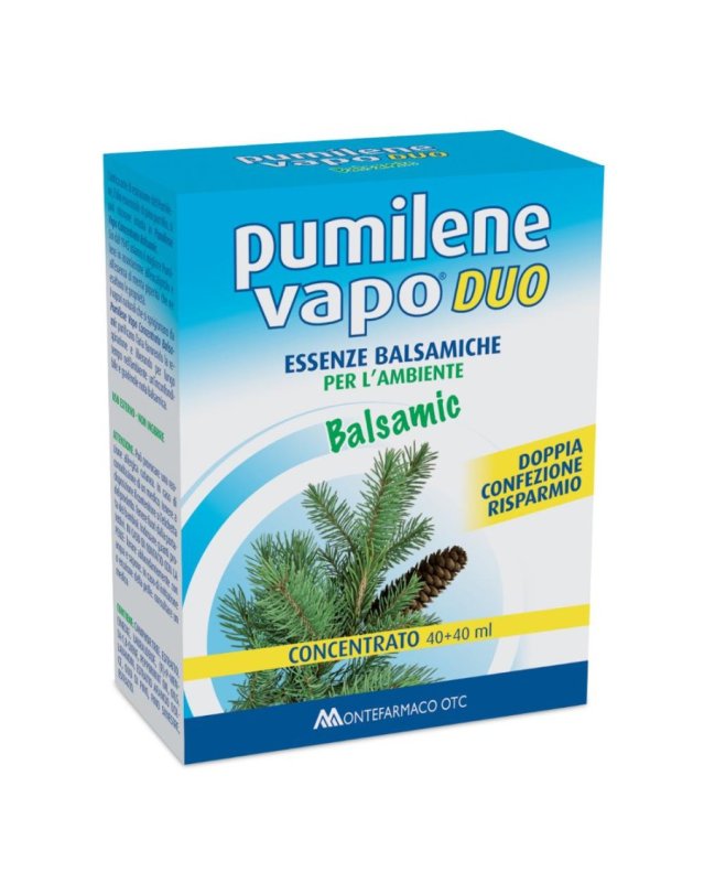 Pumilene Vapo Duo, 2 flaconcini 40 ml - Balsamico per Respirazione