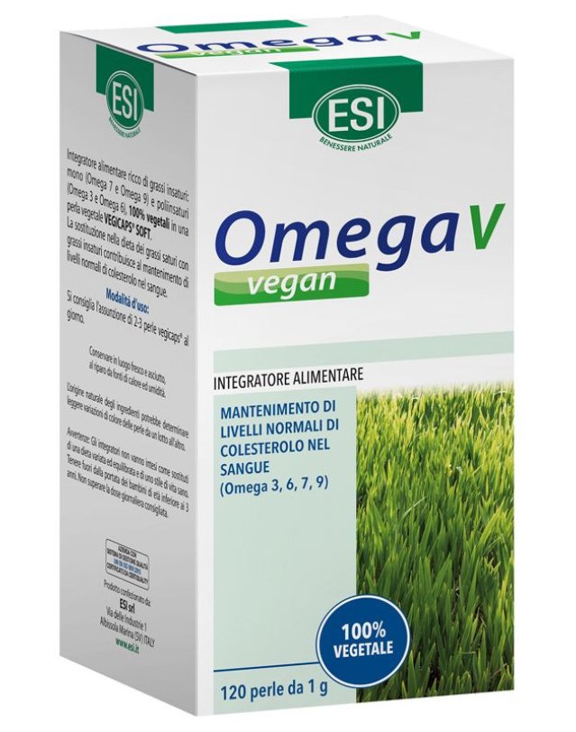 Omegactive Vegan ESI 120 Vegicaps - Colesterolo e Benessere