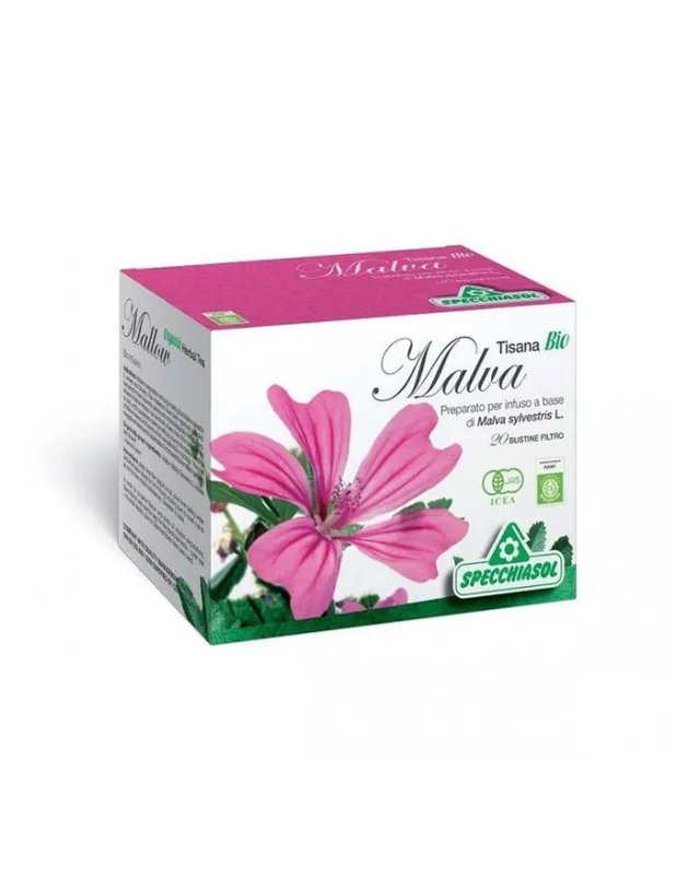 Tisana Malva Bio 20 filtri - Benessere Naturale Tisana Malva Bio 20 filtri - Benessere Naturale