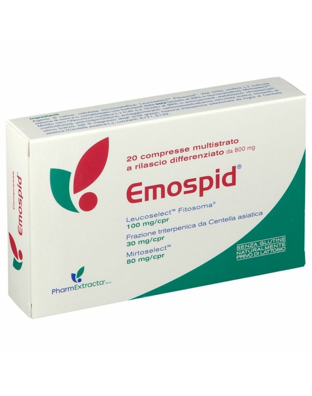 Emospid 20 Compresse – Microcircolo e Gambe Pesanti Emospid 20 Compresse – Microcircolo e Gambe Pesanti