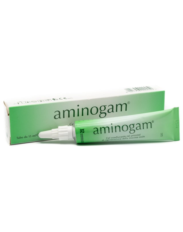 Aminogam Gel Orale 15ml - Rigenerazione Mucosa Aminogam Gel Orale 15ml - Rigenerazione Mucosa