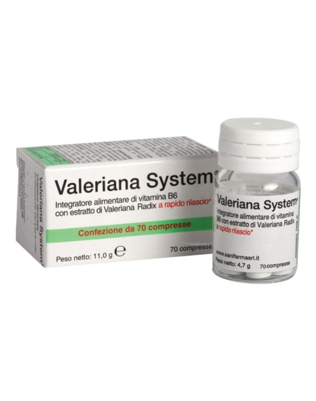 Valeriana System 70 Compresse &ndash; Rilassamento e Sonno Naturale