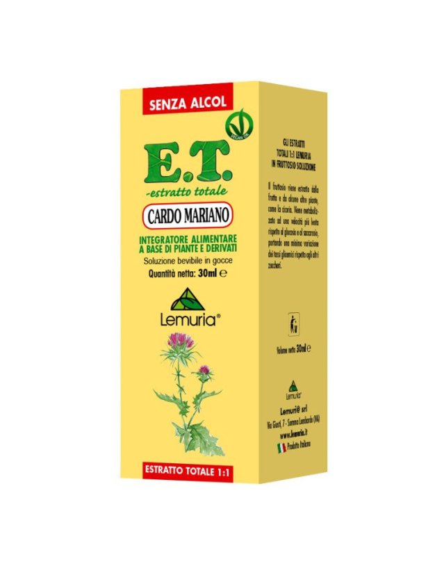 Cardo Mariano Estratto Totale 30ml &ndash; Funzionalit&agrave; Epatica