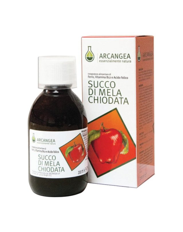 Succo Mela Chiodata 200ml - Ferro, Vitamina B12 e Acido Folico Succo Mela Chiodata 200ml - Ferro, Vitamina B12 e Acido Folico